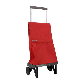 Rolser Plegamatic Folding 2-Wheel Shopping Trolley 40L - Red