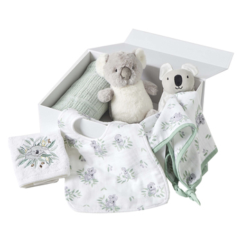5pc Jiggle & Giggle Koala Cuddles Baby/Infant Hamper Gift Set 0y+