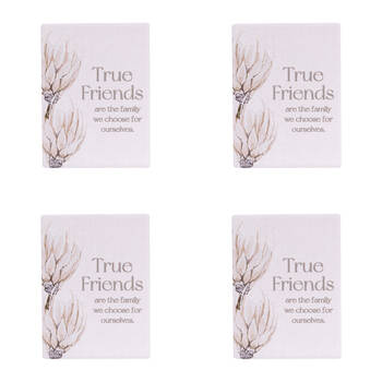4PK Splosh Palm Cove True Friends Ceramic Fridge Magnet 8x6cm