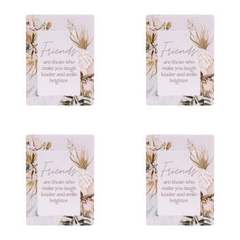 4PK Splosh Palm Cove Friends Ceramic Fridge Magnet 8x6cm