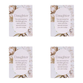 4PK Splosh Palm Cove Daughter Ceramic Fridge Magnet 8x6cm