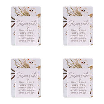 4PK Splosh Palm Cove Strength Ceramic Fridge Magnet 8x6cm