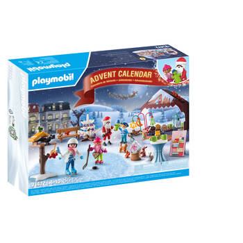 Playmobil Advent Calendar Trip To Christmas Market Kids Figure Toy 4y+