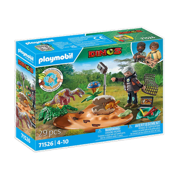 Playmobil Stegosaurus nest with egg thief Kids/Childrens Toy Playset 4+