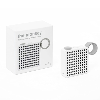 Palomar Monkey Snap-On Radio Speaker White 10x10x3.5cm