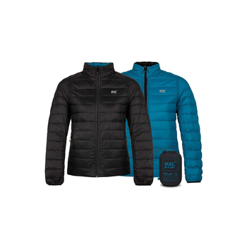 Mac In A Sac Adults Ladies Polar Reversible Down Jacket - Black/Teal - AU8