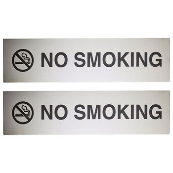 2PK Sandleford No Smoking Sign 200 x 50 x 0.6mm
