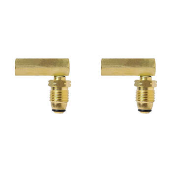 2PK Companion Brass Adaptor Pol To Right Angle Primus Connector
