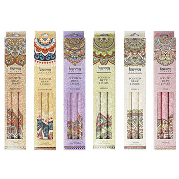 18pc Karma Scents Scented Draw Liners Assorted Fragrances Set