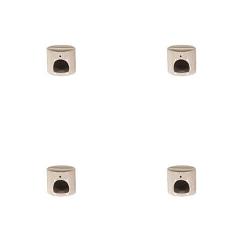 4PK Jemark 9.2cm Double Oil Burner Assorted Grey/Black/White