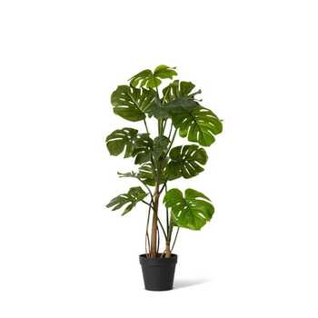 E Style 120cm Monstera Tall Potted Artificial Plant Decor - Green