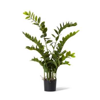 E Style 110cm Zanzibar Gem Potted Artificial Plant Decor - Green