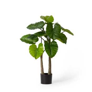E Style 90cm Alocasia Potted Artificial Plant Decor - Green