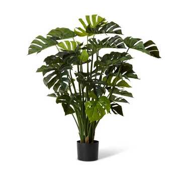 E Style 100cm Monstera Potted Artificial Plant Decor - Green