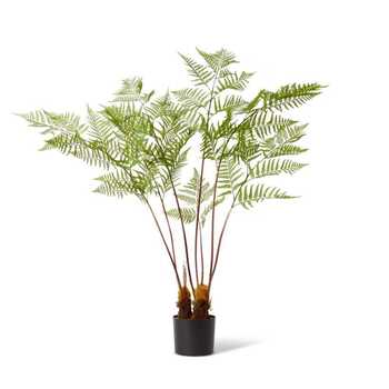 E Style 157cm Fern Woodland Potted Artificial Plant Decor - Green