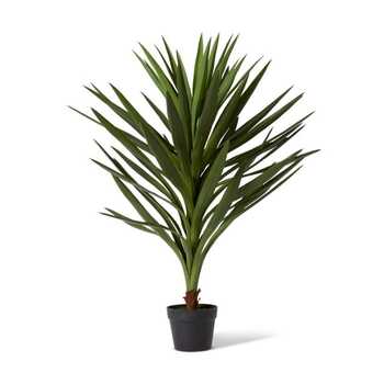 E Style 91cm Dracaena Spikey Potted Artificial Plant Decor - Green