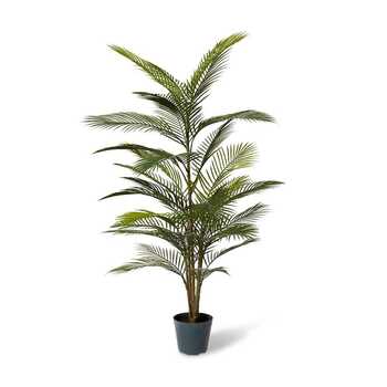 E Style 120cm Areca Palm Potted Artificial Plant Decor - Green