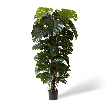 E Style Artificial Monstera Totem Potted - 90 x 90 x 180 cm