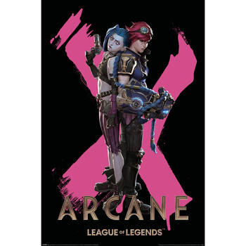 Arcane Duo Regular Wall Poster/ Decor Print 61 x 91.5cm Pink and Black