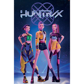 KPop Demon Hunters Huntrix Room Decoration Wall Art Poster Multicolour