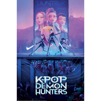KPop Demon Hunters Stage Room Decoration Wall Art Poster Multicolour