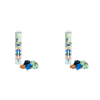 2x 15pc Plus Plus Big Breeze 3D Puzzle Building Toy 12m+