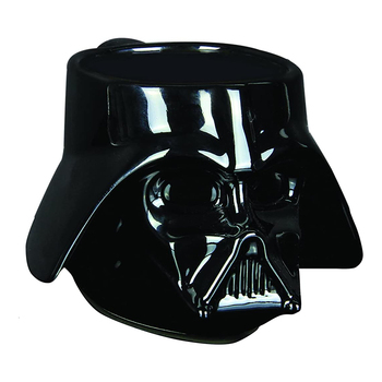 Star Wars Darth Vader Shaped 400ml Ceramic Coffee Mug - Black