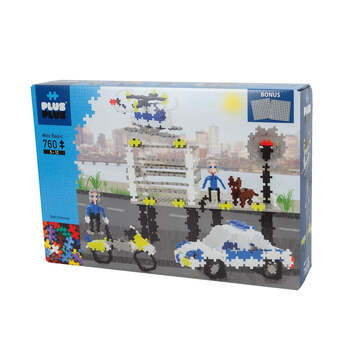 760pc Plus Plus Basic Police Kids/Toddler Toy 5y+