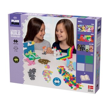 Plus-Plus Pastel Learn to build Super Set Kids Toy 5y+