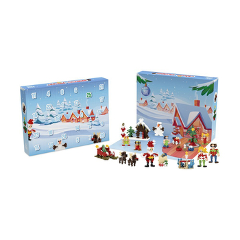 Plus-Plus 600pcs Kids/Childrens DIY Building Blocks Advent Calendar 5y+