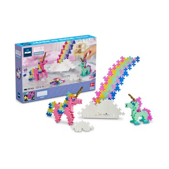 Plus-Plus Learn to Build Unicorns Kids Creative Toy 5y+