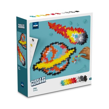 500pc Plus-Plus Puzzle by Number Space Kids Creative Toy 5y+