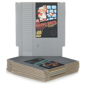 8pc Paladone Nintendo NES Game Themed Coasters 3y+