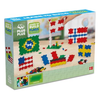 600pc Plus-Plus Learn to Build Flags of The World 5y+