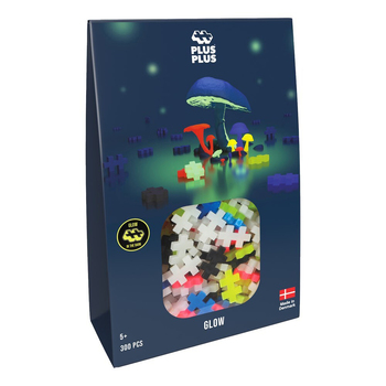 300pc Plus Plus 12x18cm Glow Mix Educational 3D Puzzle 5y+