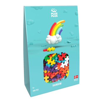 300pc Plus Plus 18x12cm Rainbow Educational 3D Puzzle 5y+