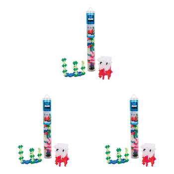 3x 100pc Plus Plus Jellyfish Kids 3D Puzzle Building Toy 5y+