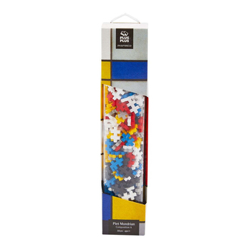 350pc Plus Plus Inspired 6x28cm Piet Mondrian 3D Puzzle 7+