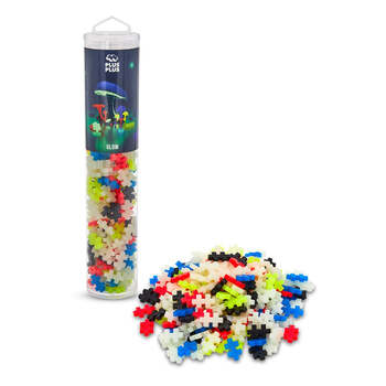 240pc Plus-Plus Glow in The Dark Mix Kids Interactive Toy 5y+