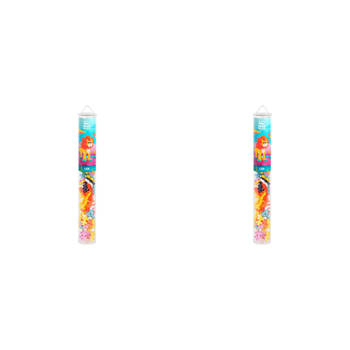 2x 100pc Plus-Plus Lion Tube Building Blocks Toys Kids 5y+