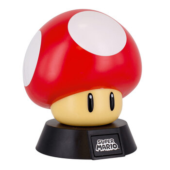 Nintendo Super Mushroom Icon Light Kids/Childrens Bedroom Decor 8+
