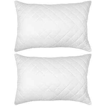 2PK Ardor Boudoir King Size Zip Closure Pillow Protector 51 x 91cm White
