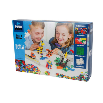 600pc Plus Plus Basic Learn to Build Educational 3D Puzzle 5y+