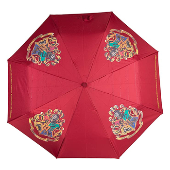 Harry Potter Hogwarts 25cm Colour Change Folding Umbrella - Red