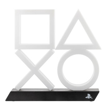 Sony Playstation PS5 Logo Illuminating/Light Up Icons Light XL White/Blue