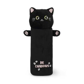 Legami Plush Pencil Case Kitty Theme Super Soft w/Zip Kids Stationery 3y+