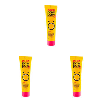 3PK Pure Paw Paw Ointment 25g Skin Ointment Lip Balm - Grape