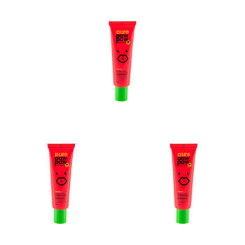3PK Pure Paw Paw Ointment 15g Skin Ointment Lip Balm - Cherry