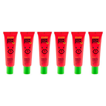 6PK Pure Paw Paw Ointment 15g Skin Ointment Lip Balm - Cherry
