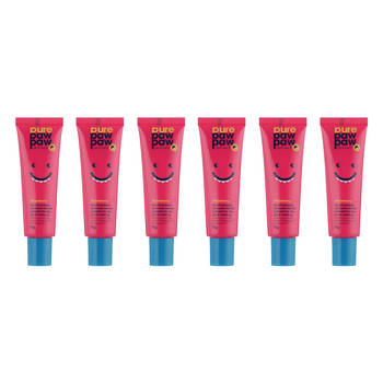 6PK Pure Paw Paw Ointment 15g Skin Ointment Lip Balm - Strawberry